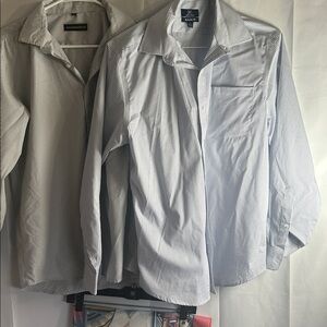 George Men's Classic Fit Shirt With KisdworldOf USA With Scarf In Size 38-40